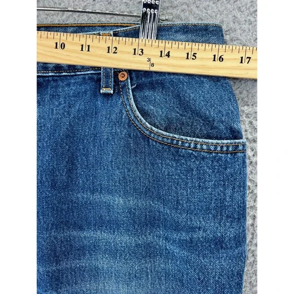 Vintage Y2k Levi's 550 Relax Fit Taper Leg Jean Women 14 Reg (32x30 Actual) READ - Picture 3 of 15